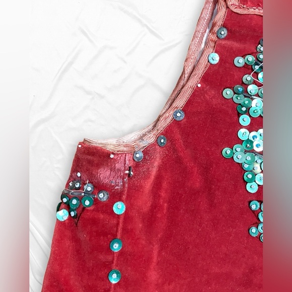 Vintage Handmade Beaded Corset Vest - Picture 12 of 15